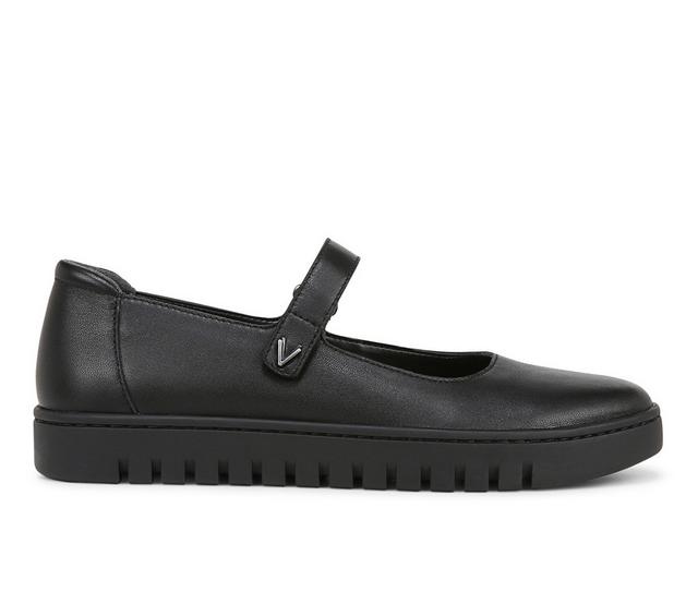 Women's Vionic Uptown MaryJane Flats in Black color