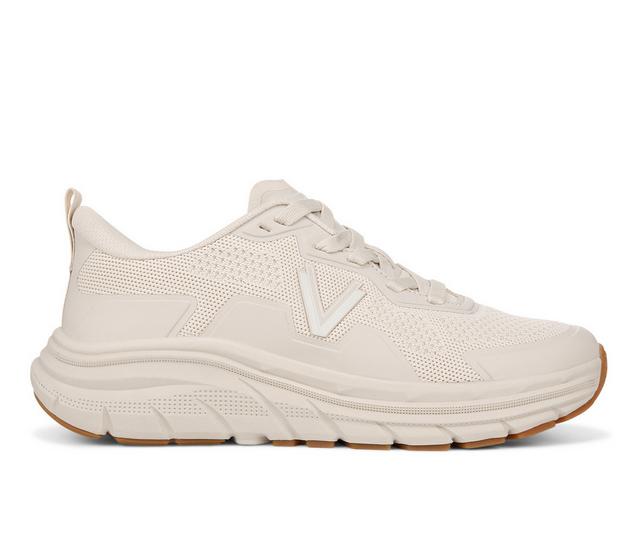 Women's Vionic Walk Max Sneakers in Cream color