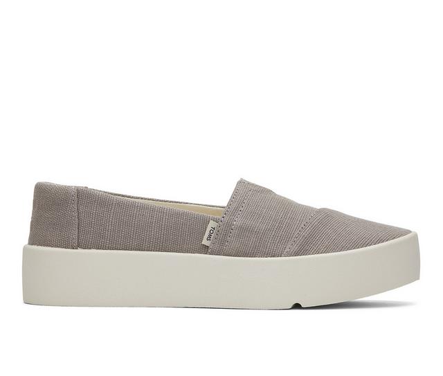 Women's TOMS Verona Slip On Slip-Ons in Grey color