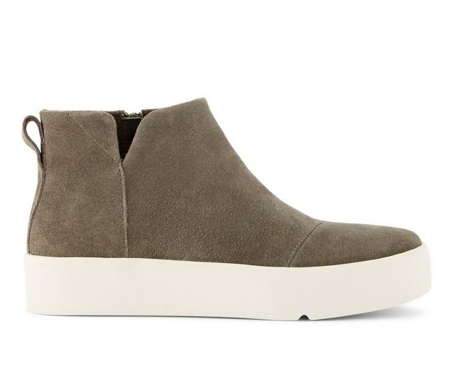 Women's TOMS Verona Mid Platform Sneakers in Grey color