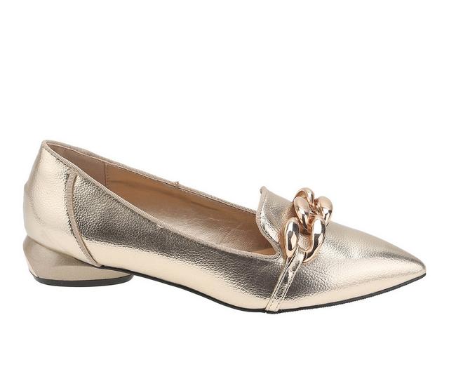 Women's Ninety Union Mira Loafers in Gold color