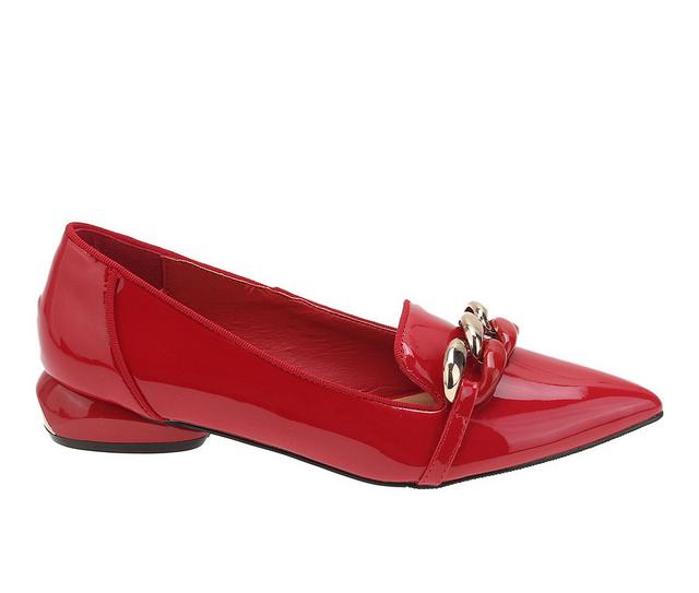 Women's Ninety Union Mira Loafers in Red color