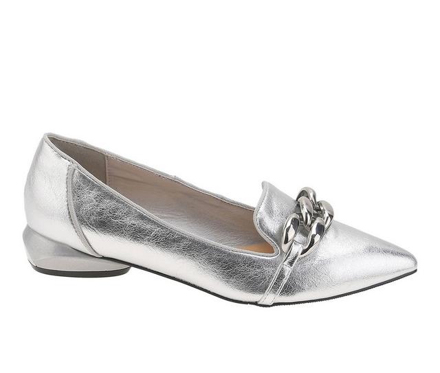 Women's Ninety Union Mira Loafers in Silver color
