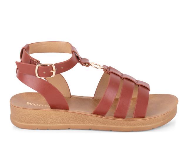 Women's Wanted Blair Sandals in Redwood color