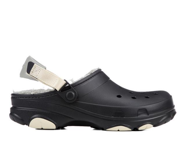 Men's Crocs Classic All Terrain Lined Clog in Black color