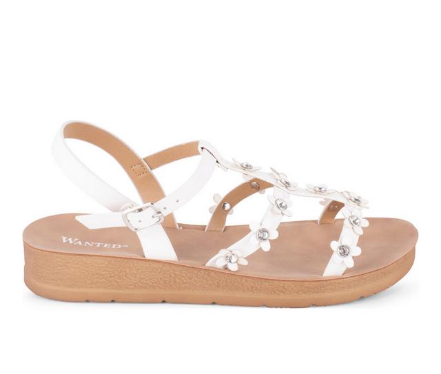 Women's Wanted Dolce Wedge Sandals in White color