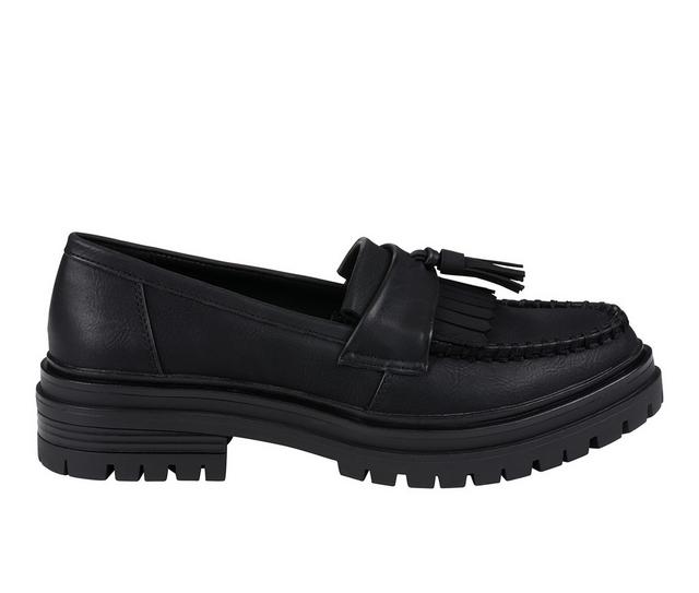 Women's GC Shoes Tillie Chunky Loafers in Black color