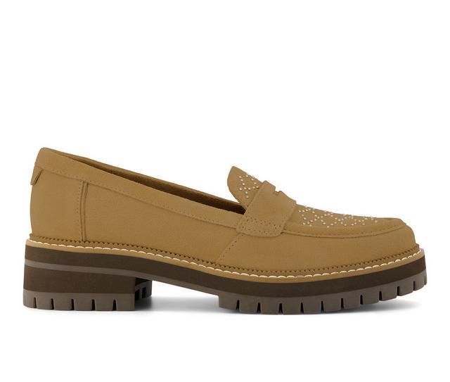 Women's TOMS Cara Loafers in Toffee color