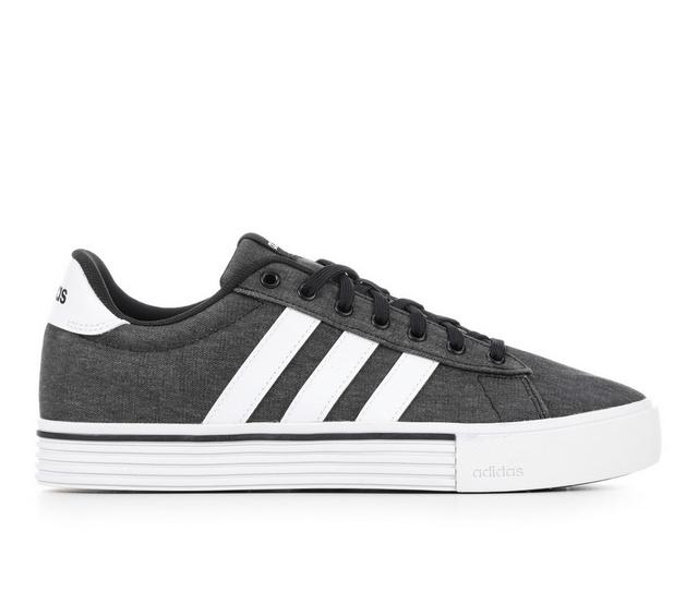 Men's Adidas Daily 4.0 Skate Shoes in Black/White color