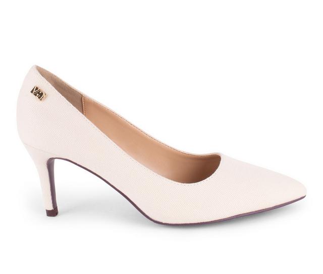 Women's Gloria Vanderbilt Marilyn Pumps in Natural Denim color