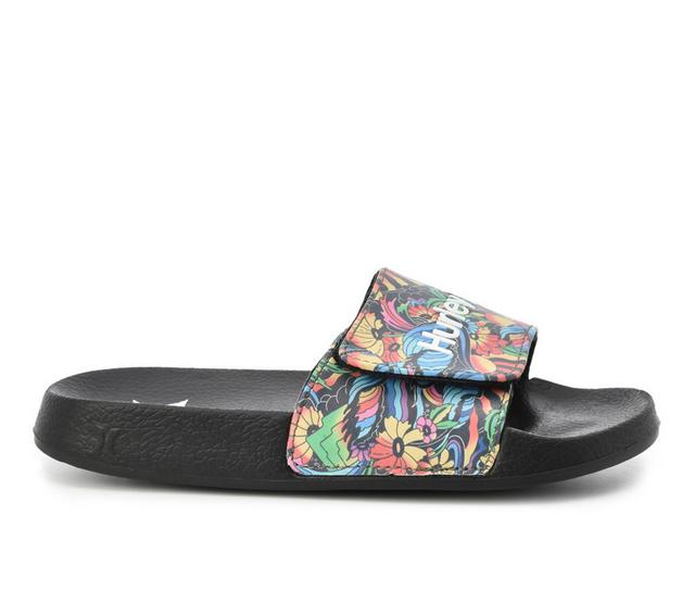 Boys' Hurley Little & Big Kid Naia-V Sport Slides in Hawaii Multi color