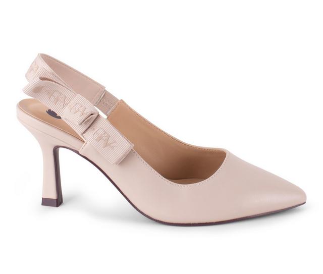 Women's Gloria Vanderbilt Zsa Zsa Slingback Pumps in Ivory color