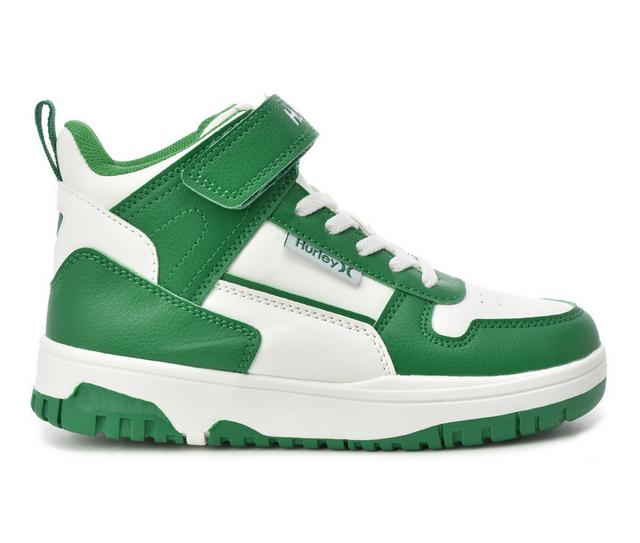 Boys' Hurley Carson High-Top Sneakers in Green/White color
