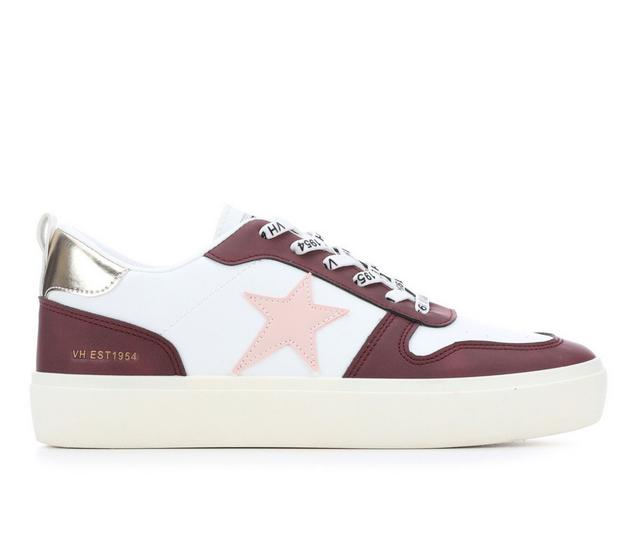 Women's VINTAGE HAVANA Action Sneakers in White/Maroon color