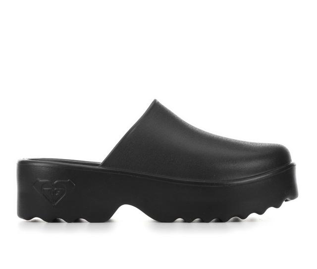 Women's Roxy Maddy Clogs in BLACK color