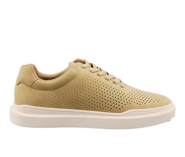 Men's RUSH Gordon Rush Lace Up Sneaker Casual Oxfords in Taupe color