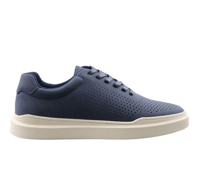 Men's RUSH Gordon Rush Lace Up Sneaker Casual Oxfords in Navy color