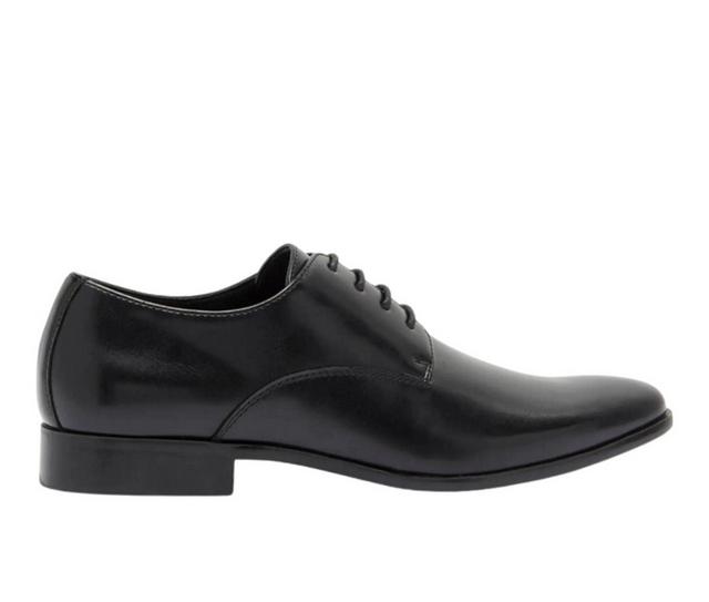 Men's RUSH Gordon Rush Plain Toe Oxford Dress Shoes in Black color