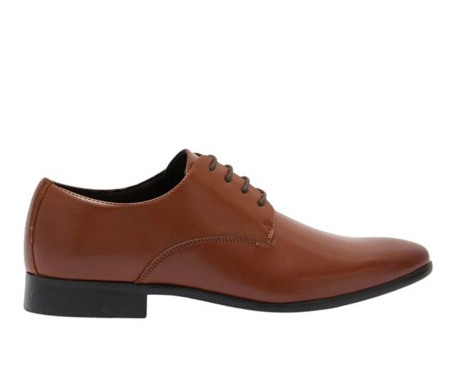 Men's RUSH Gordon Rush Plain Toe Oxford Dress Shoes in Cognac color