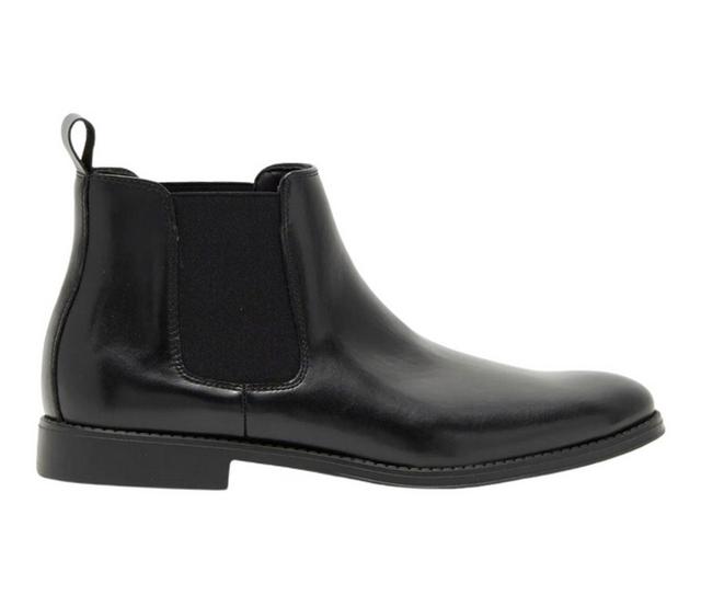 Men's RUSH Gordon Rush Chelsea Boot Dress Shoes in Black color