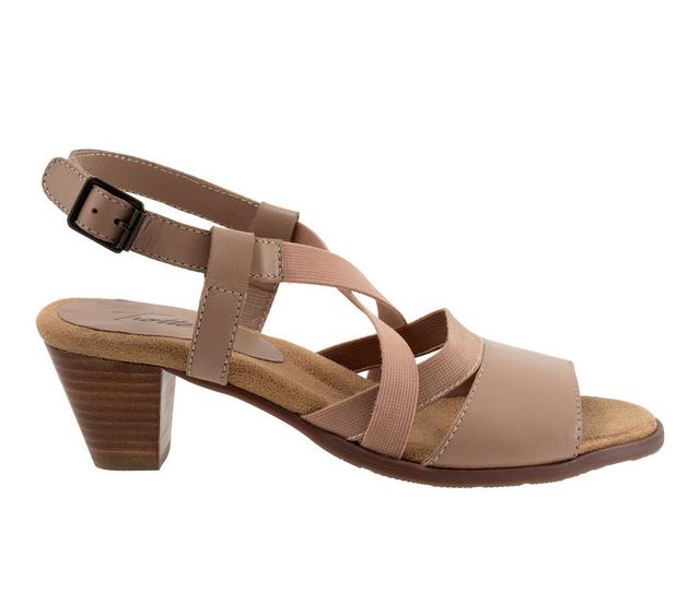 Women's Trotters Meadow Dress Sandals in Taupe color