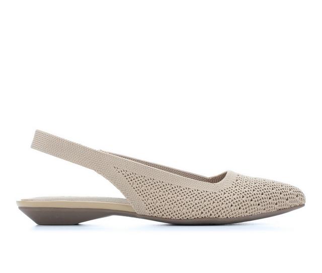 Women's Anne Klein Ontario Flats in Sand color