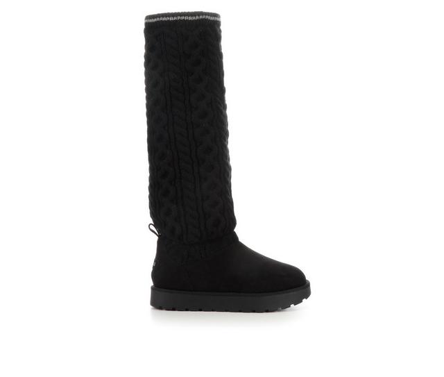 Women's Makalu Leilani Knee High Sock Boots in Black color