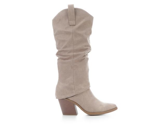 Women's Sugar Kiteride Knee High Boots in Taupe color