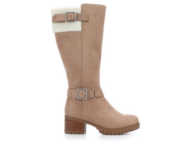 Girls' Unr8ed Little Kid & Big Kid 11-5 Raven Knee-High Boots in Light Taupe color