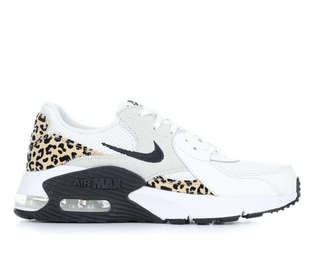 Women's Nike Air Max Excee Graphic Sneakers in Wht/Blk/Cheetah color