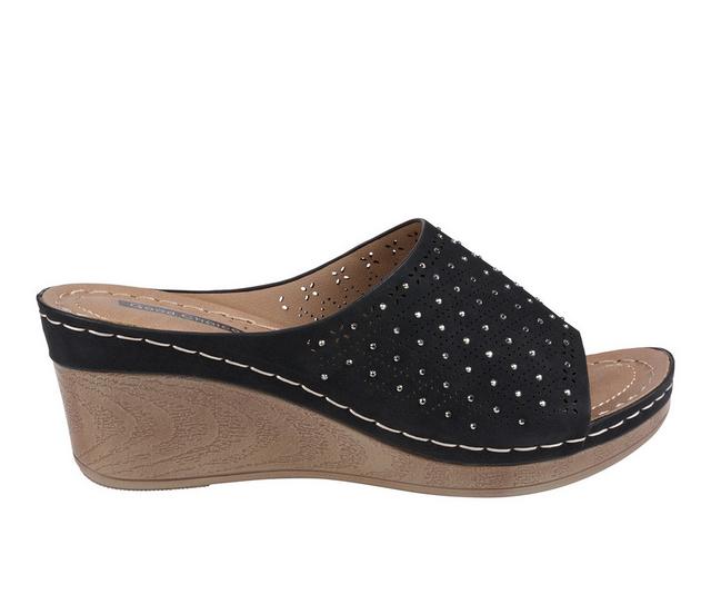 Women's GC Shoes Atlanta Wedges in Black color