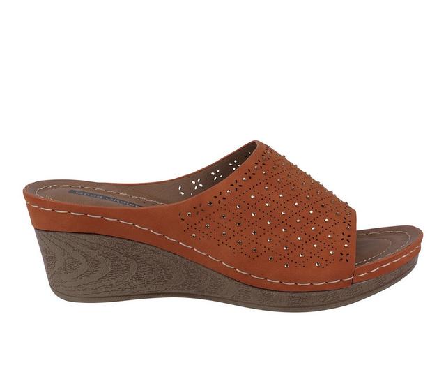 Women's GC Shoes Atlanta Wedges in Orange color