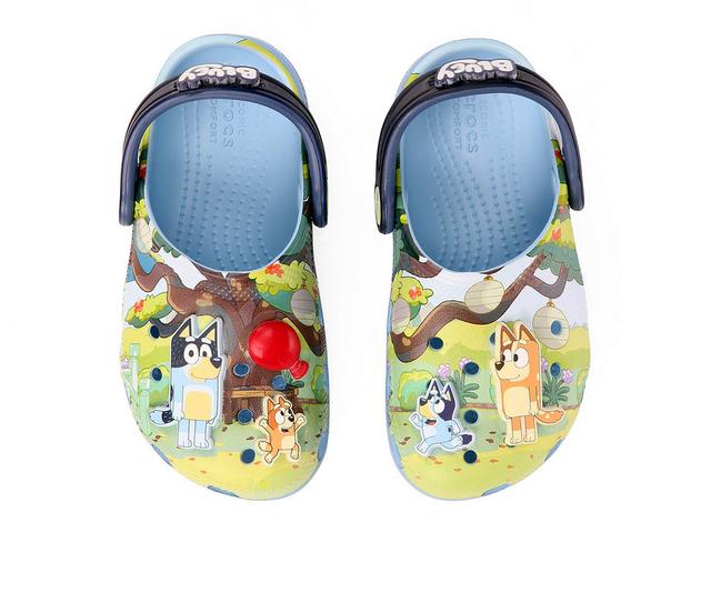 Kids' Crocs Infant & Toddler Bluey Classic Clogs in Multi color