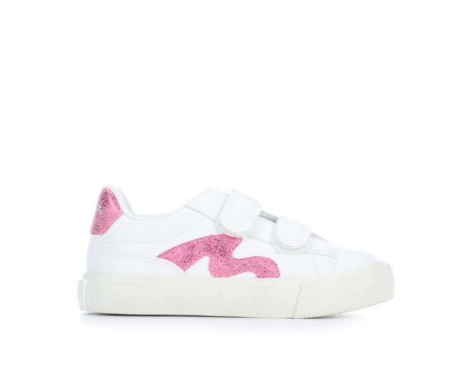 Girls' Blowfish Malibu Toddler & Little Kid Vice Sneakers in White/Pink color