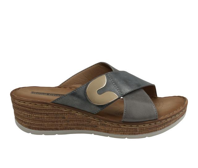 Women's GC Shoes Demi Wedge Sandals in Blue color