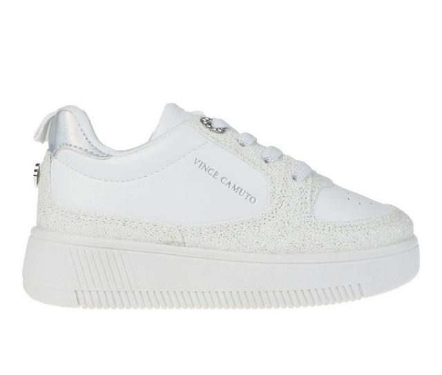Girls' Vince Camuto Toddler Lil Lively Sneakers in White color