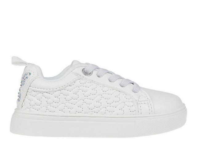 Girls' Vince Camuto Toddler Lil Heart Fashion Sneakers in White color