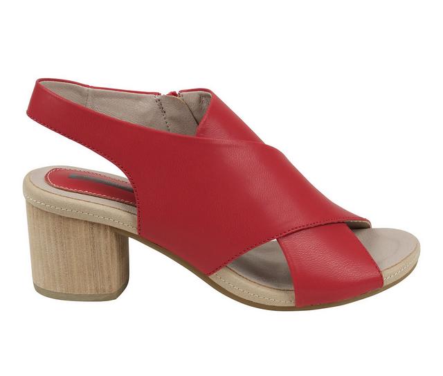 Women's GC Shoes Keefa Dress Sandals in Red color