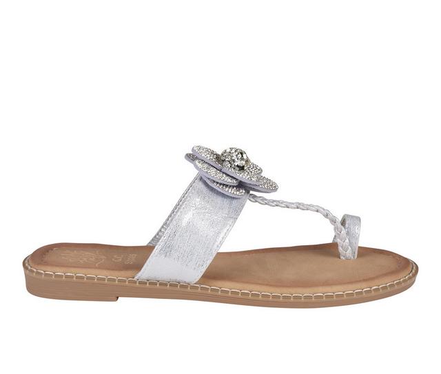 Women's GC Shoes Blossom Sandals in Silver color