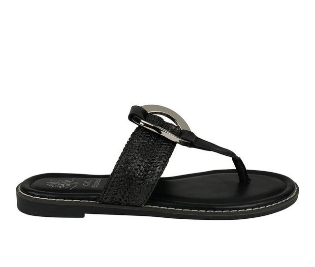 Women's GC Shoes Jovie Flip-Flops in Black color