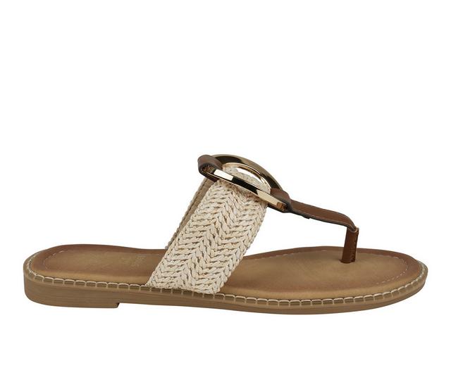 Women's GC Shoes Jovie Flip-Flops in Natural color