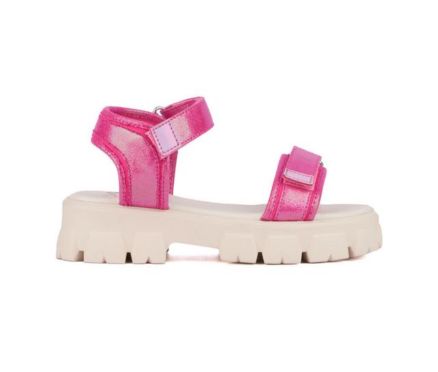 Girls' Olivia Miller Little & Big Kid Hoorayyy Sandals in Pink color