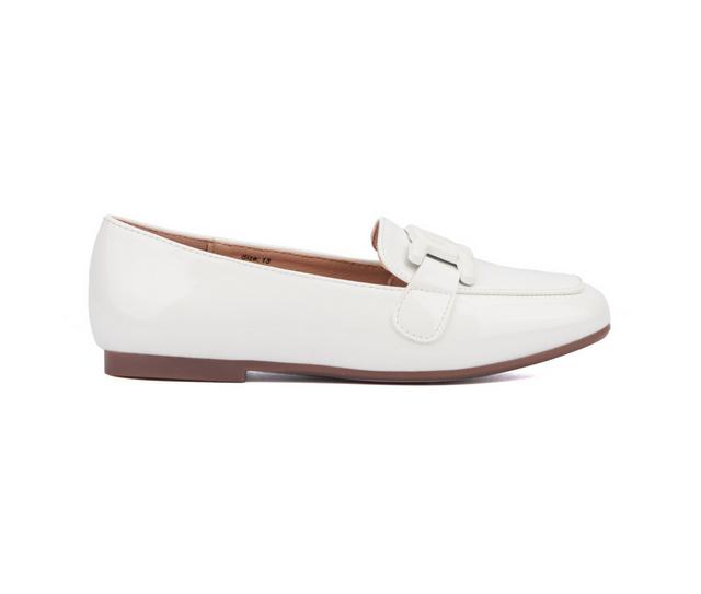 Girls' Olivia Miller Little & Big Kid Yippee Loafers in White color