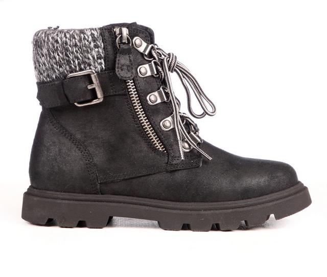 Girls' White Mountain Little Kid & Big Kid Gallia Boots in Black color