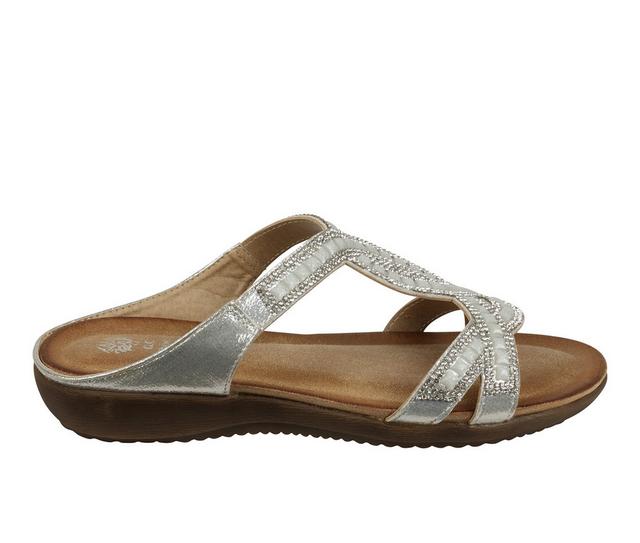 Women's GC Shoes Alora Sandals in Silver color