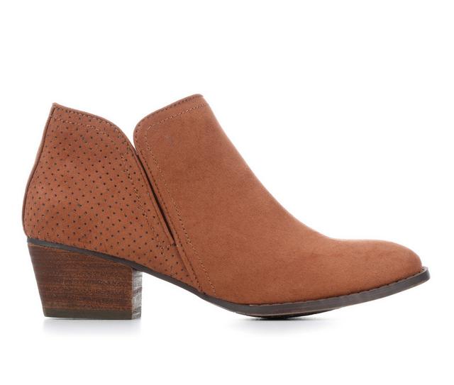 Women's Jones New York Cecee Booties in Cognac color