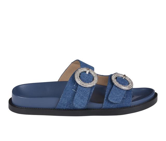 Women's GC Shoes Jordyn Footbed Sandals in Denim color