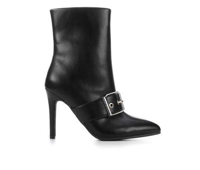 Women's Delicious Kiki Heeled Boots in Black color