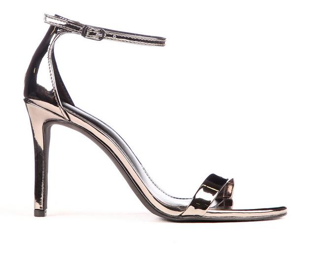 Madden Girl Brazen Dress Sandals in Dark Silver color