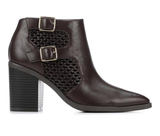 Women's Unr8ed Amory 2 Booties in Chocolate color